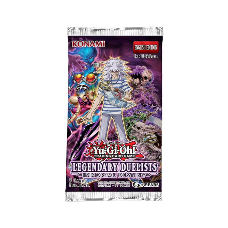 Yugioh Legendary Duelist Immortal Destinies 1st Edition Booster Pack