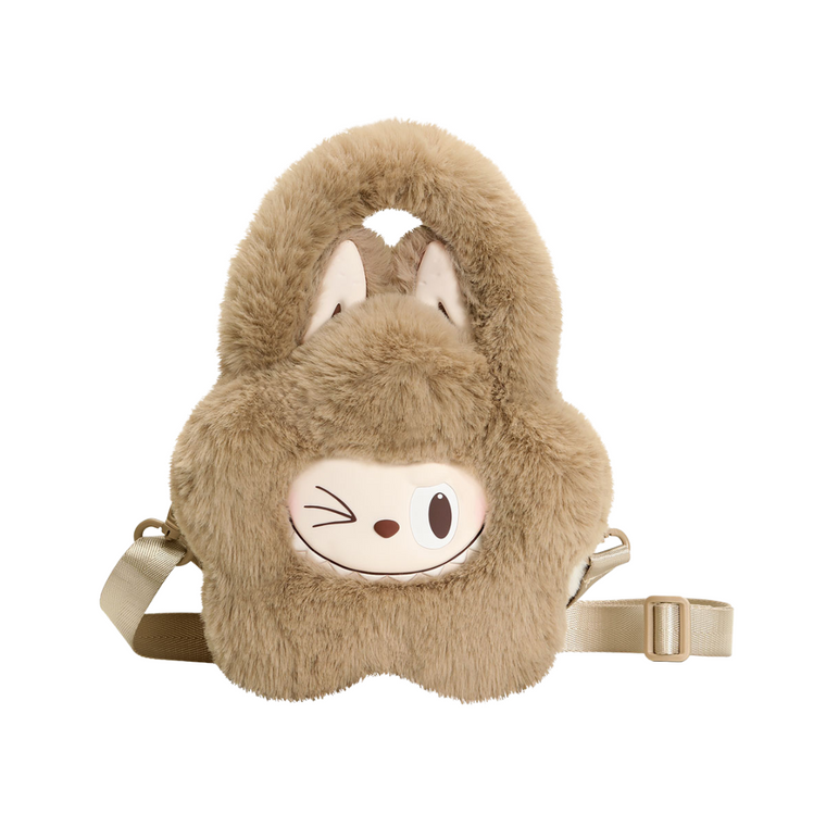 POP MART THE MONSTERS Classic Series-Plush Flower Bag - Brown