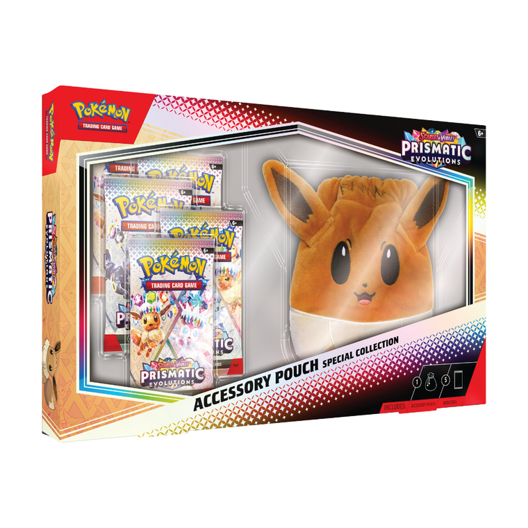 Pokemon Prismatic Evolutions Accessory Pouch Special Collection (Pre Order)