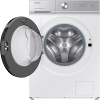 Samsung Series 8 WW90DB8U95GHU1 9kg Washing Machine with 1400 rpm - White - Door open