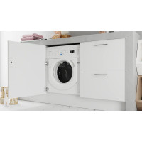 Indesit BI WMIL 91485 UK 8kg Washing Machine with 1400 rpm - White - Washing machine in kitchen shot