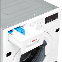 Bosch Series 6 WIW28302GB Integrated 8Kg Washing Machine with 1400 rpm - White - Detergent drawer open