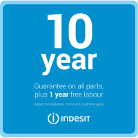 Indesit 70/30 Total No Frost Fridge Freezer - White - Warranty shot