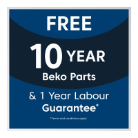 Beko 50/50 Frost Free Fridge Freezer - White - 10 year parts 1 year labour warranty