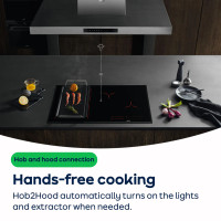 AEG SaphirMatt TO64IB00FZ 60cm Induction Hob - Matt Black - Hob2Hood