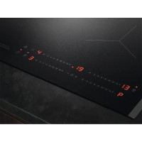 AEG SaphirMatt TO64IB00FZ 60cm Induction Hob - Matt Black - Close up control panel shot