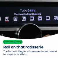 AEG 6000 SurroundCook Built In Electric Single Oven - Black - Turbo-Grilling