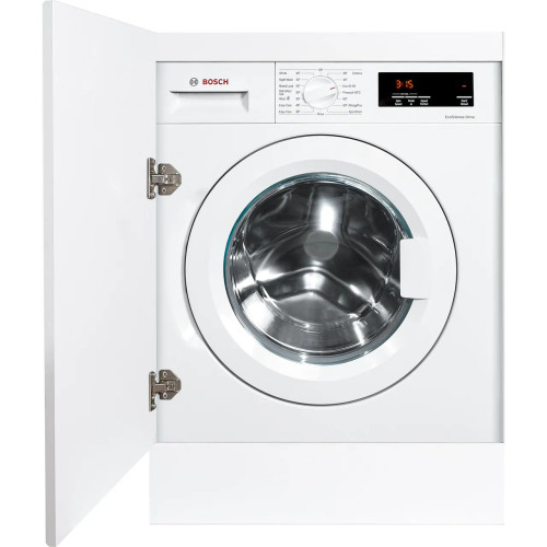 Bosch Series 6 WIW28302GB Integrated 8kg Washing Machine with 1400 rpm - White - Front in-situ shot Bosch Series 6 WIW28302GB Integrated 8kg Washing Machine with 1400 rpm - White - Front in-situ shot
