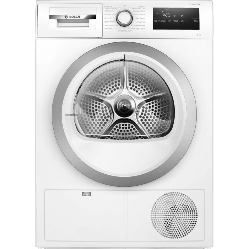 Bosch Series 4 8Kg Condenser Tumble Dryer - White - Front shot Bosch Series 4 8Kg Condenser Tumble Dryer - White - Front shot