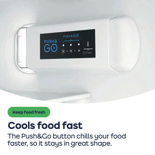 Indesit INK2 5322 W4UK 184cm High 70/30 No Frost Fridge Freezer - White -  Push&Go