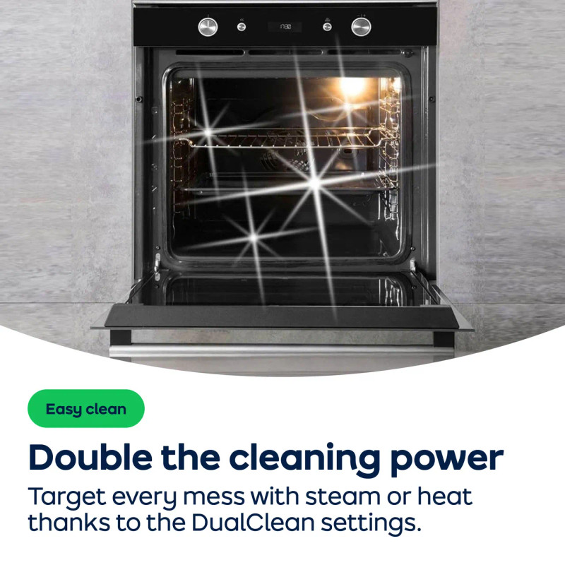 Hotpoint Built In Electric Single Oven - Stainless Steel - DualClean