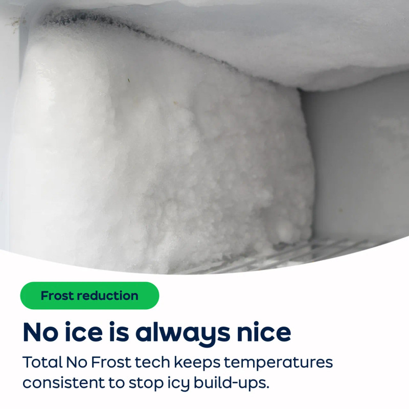 Indesit INK2 5322 W4UK 184cm High 70/30 No Frost Fridge Freezer - White -  Total-No-Frost