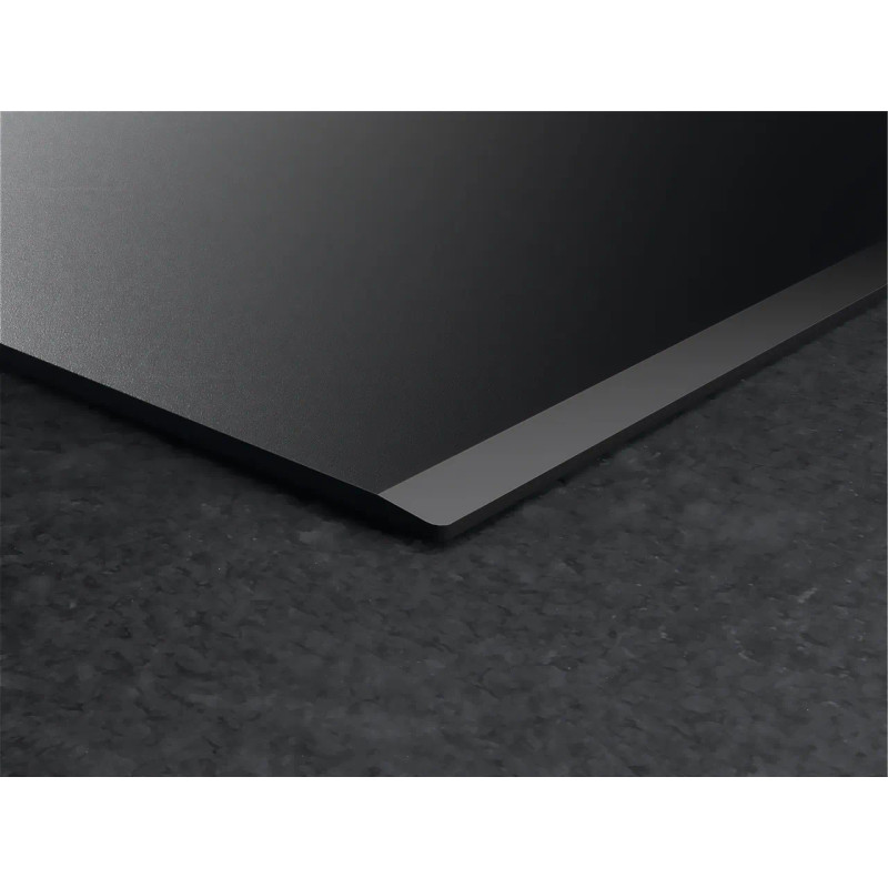 AEG SaphirMatt TO64IB00FZ 60cm Induction Hob - Matt Black - Close up bezel shot