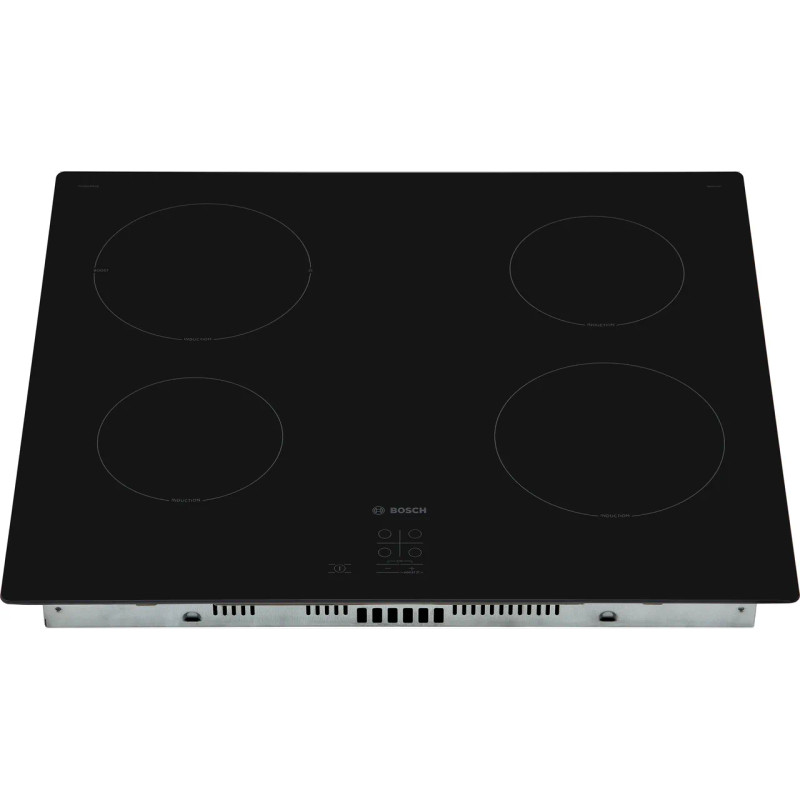Bosch Serie 2 PUG61RAA5B 59cm Induction Hob - Black - Low perspective