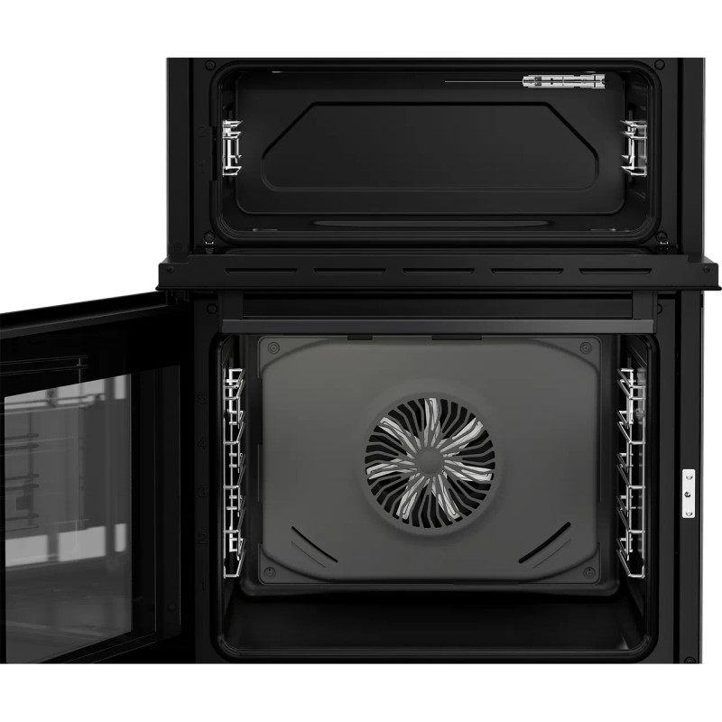 Beko AeroPerfect™ 60cm Electric Cooker with Induction Hob - Anthracite - Close up inside shot