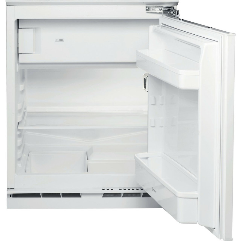 Indesit INBUF011 Integrated Upright Fridge - Stainless Steel - Front shot