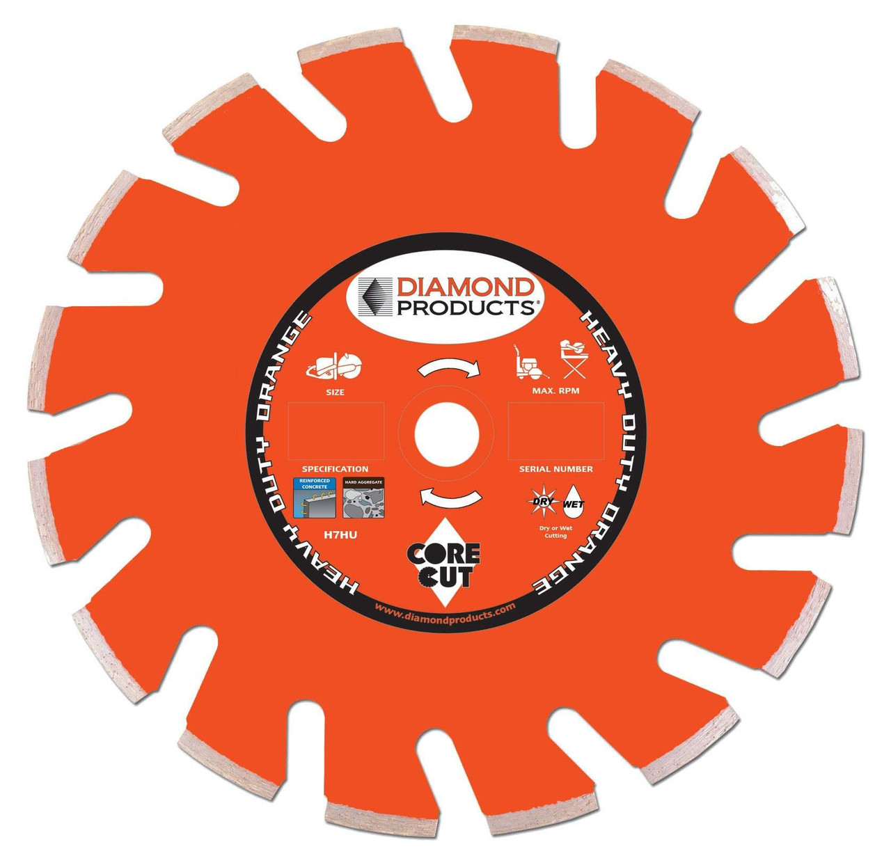 Core Cut - Manufactures concrete saws and diamond blades.