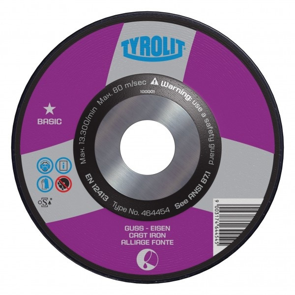 MOLE ABRASIVE TYROLIT 2 STELLE ACCIAIO/INOX PIANE 230X2 X22 25 PZ