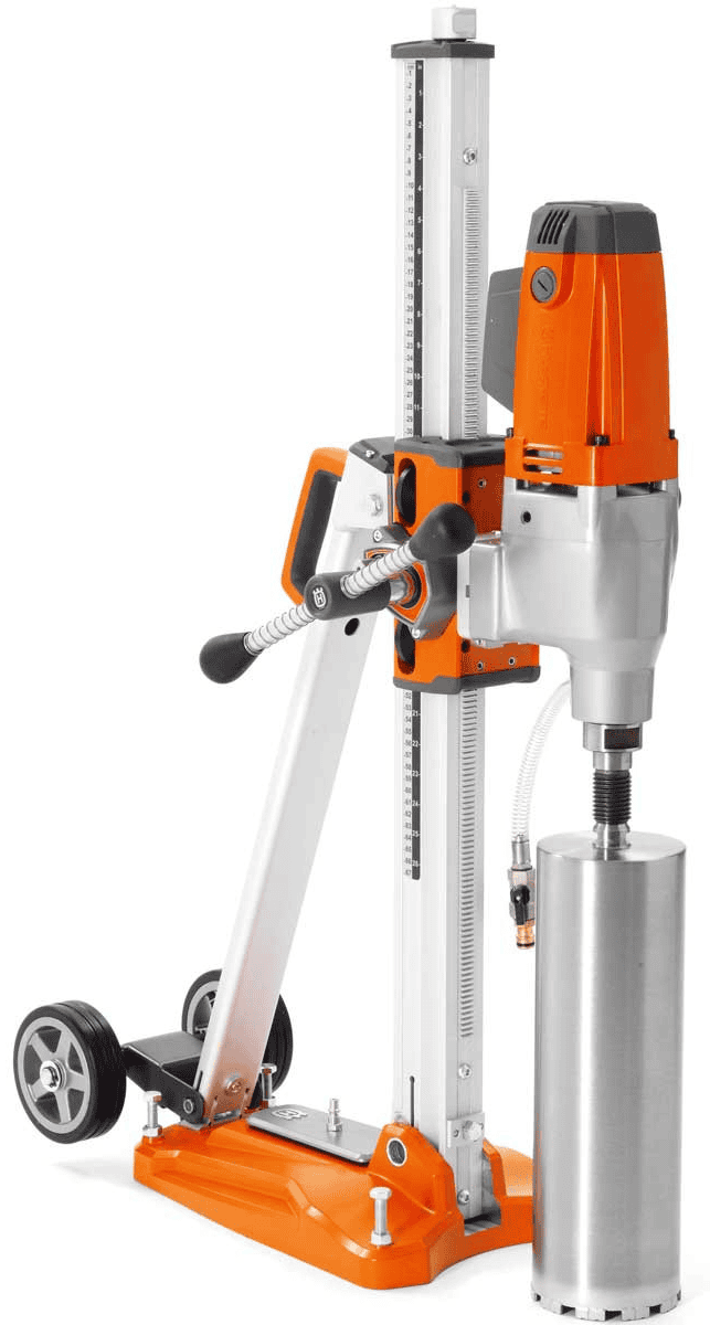 Husqvarna DMS 240 Core Drill System | Tilt Stand & Vacuum Base