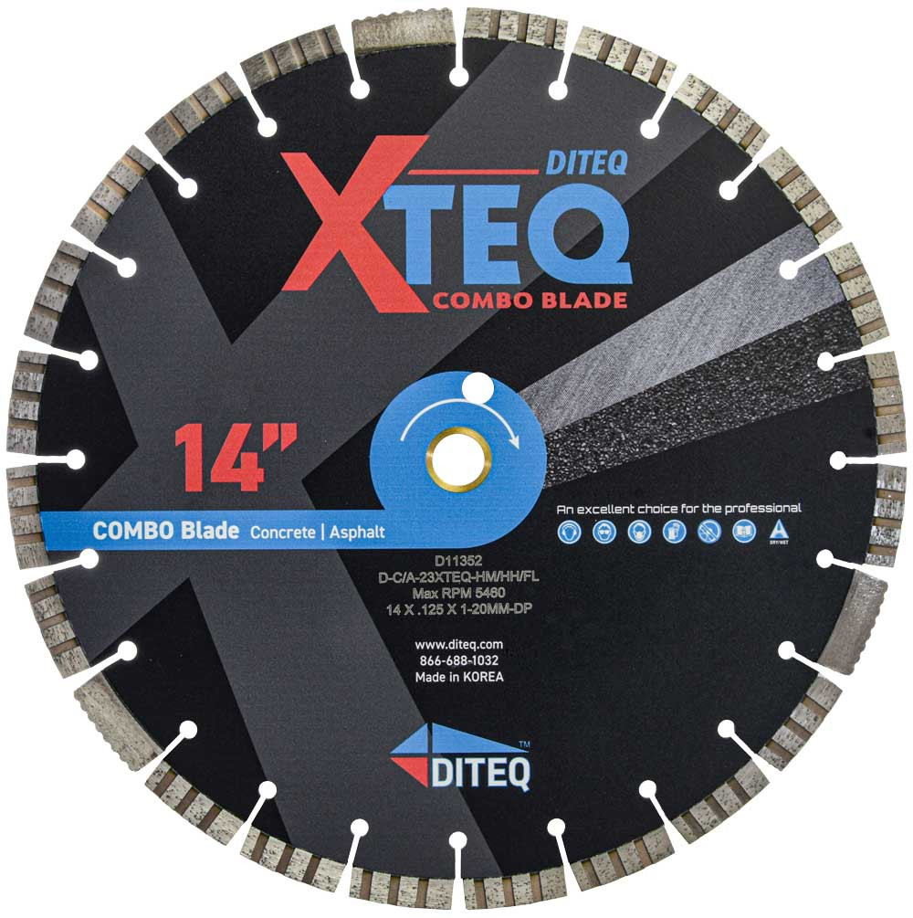 Diteq C/A-23XTEQ Concrete & Asphalt Blade D11351