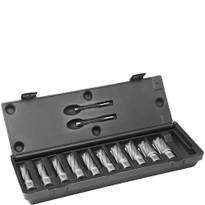 Euroboor 10 pc. TCT Carbide Annular Cutter Kits (1" D.O.C.) TCT.KIT/10S-l1_ Tools Direct USA