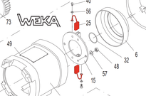 Weka DK12/DK13/DK16 Carbon Brush Set
