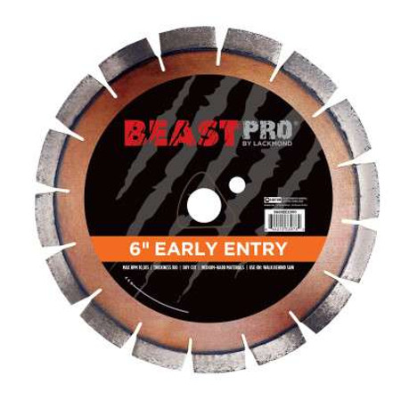 Beast Medium Hard Aggregate Early Entry Blade by Lackmond SG6SEE100O.6 Tools Direct USA