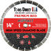  Tools Direct USA 14" Premium Red Asphalt Blade