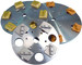 Core Prep Double Segment Hard Concrete Core-Lock Grinding Shoes (Box of 3) 78463_ Tools Direct USA