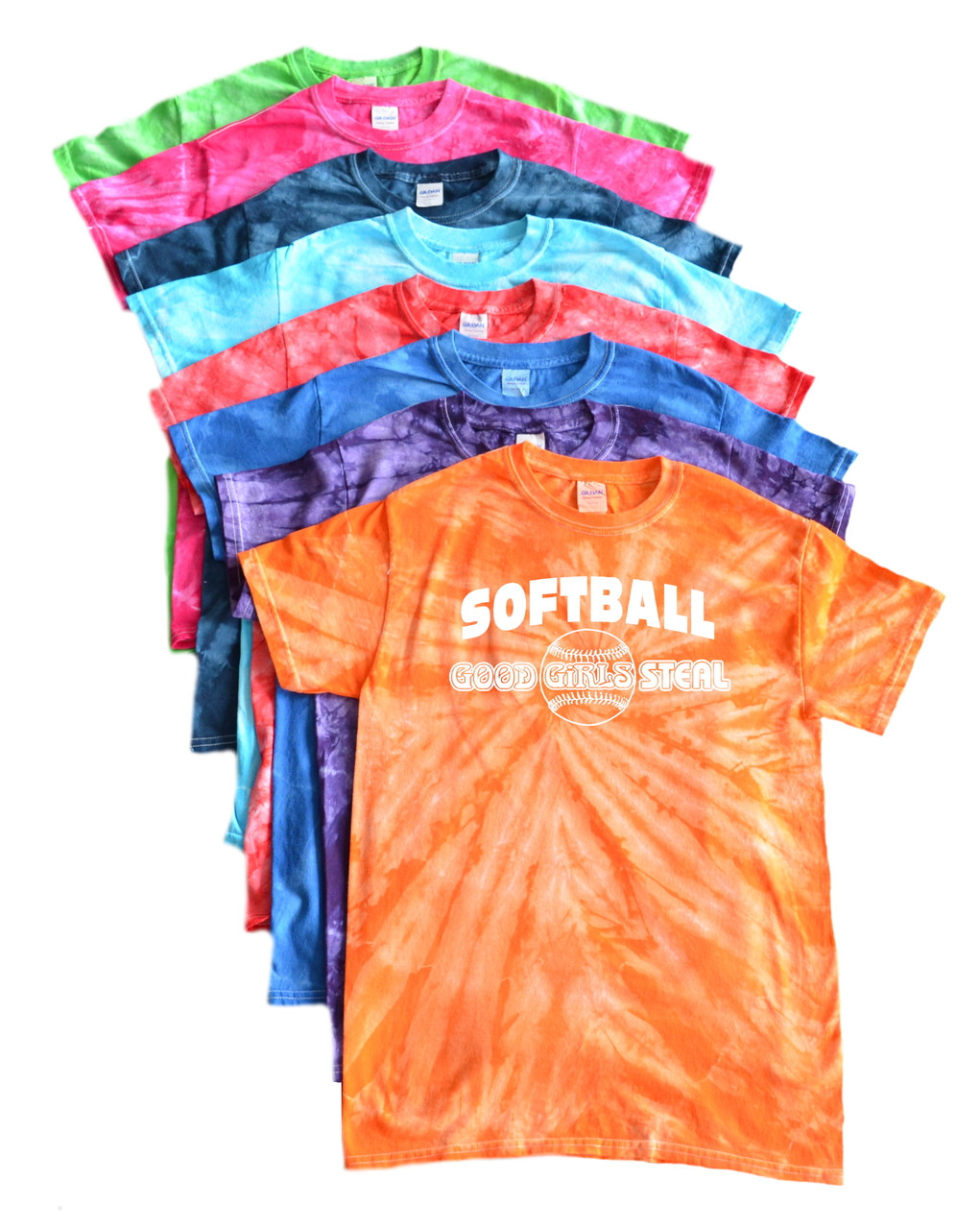 Softball Tie Dye T-Shirt \