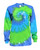 Dance Tie Dye Blue/Green Long Sleeve "Dance with your Heart" Logo