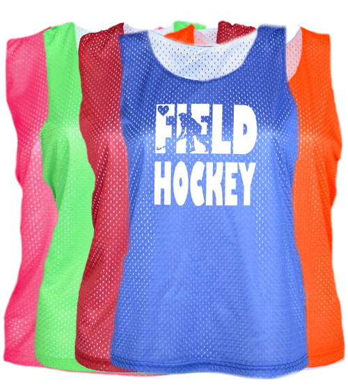 Field Hockey Pinnie "Stacked" Logo