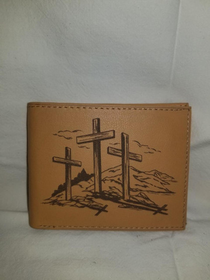 Detailed Calvary Cross Wallet