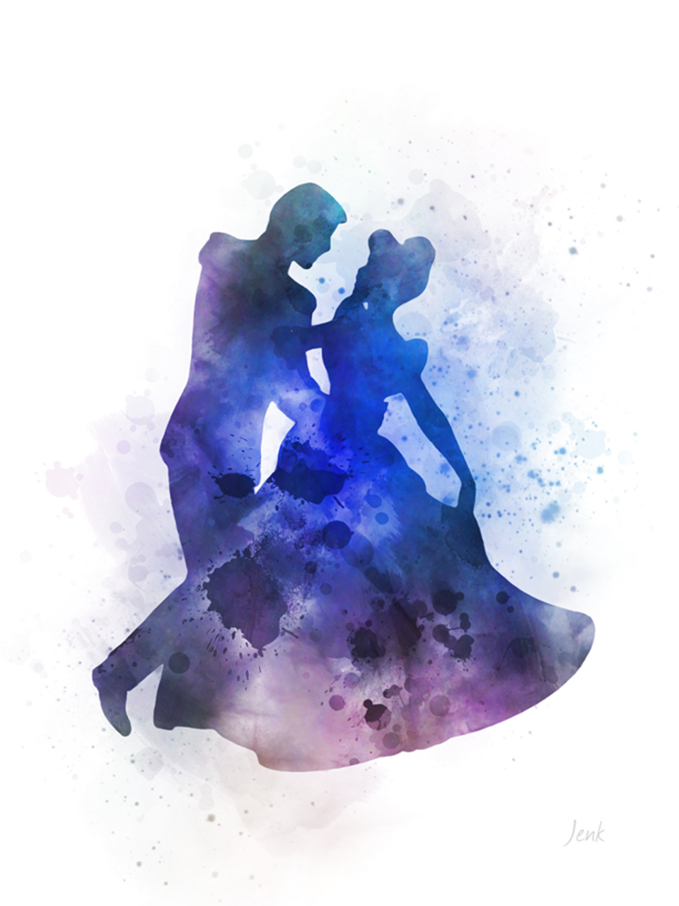 Cinderella Disney Princess Wall Art, Disney Art, Prince Charming