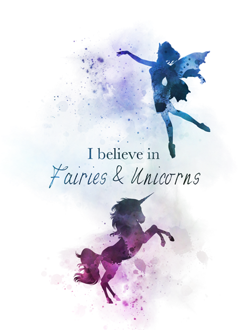 Fairy and Unicorn Quote