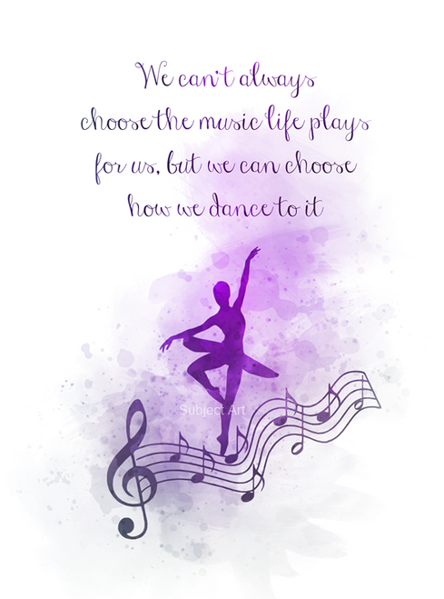 Ballerina Dance Quote