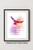 Let your Dreams be your Wings quote Framed