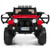 12V Kids Remote Control Riding Truck Car with LED Lights-Black B593-TY327440+