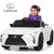 Kids Ride Lexus LC500 Licensed Remote Control Electric Vehicle-White - Color: White D681-TY327772WH