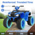 24V Kids Ride-On Electric ATV with Wireless Connection for Toddlers 3-8 Years Old-Blue - Color: Blue D681-TQ10248US-NY