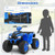 24V Kids Ride-On Electric ATV with Wireless Connection for Toddlers 3-8 Years Old-Blue - Color: Blue D681-TQ10248US-NY