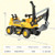 Kids ASTM Certificated Powered Ride On Bulldozer with Front Digger Shovel-Yellow B593-TQ10123US