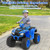 24V Kids Ride-On Electric ATV with Wireless Connection for Toddlers 3-8 Years Old-Blue B593-TQ10248US