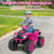 24V Kids Ride-On Electric ATV with Wireless Connection for Toddlers 3-8 Years Old-Blue B593-TQ10248US