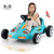 12V Electric Go Kart for Kids Race Toy with Remote Control and Music-Blue B593-TQ10301US