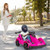 6V Kids Ride On Go Cart with Remote Control and Safety Belt-Pink - Color: Pink D681-TQ10105US-PI