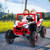 2-Seater Kids Ride on UTV with 2.4G Remote Control for over 3 Years Old Children-Red - Color: Red D681-TQ10237US-RE+