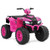 24V Kids Ride-On Electric ATV with Wireless Connection for Toddlers 3-8 Years Old-Pink - Color: Pink D681-TQ10248US-PI