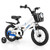14 Inch Kids Bike Adjustable with 2 Training Wheels for 3-5 Years Old-White - Color: White - Size:  D681-TS10085BS-14