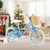 14-Inch Kids Bike with Training Wheels and Adjustable Handlebar Seat-Blue - Color: Blue D681-TS10130BL-14